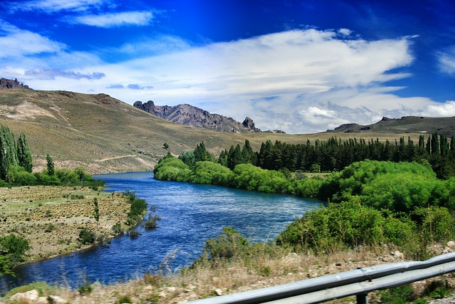 Patagonia roads and colours. Rio Limay. Neuquen, Patagonia Argentina. Unykaphoto Patagonia Argentina Neuquen Rio Limay Edge Of The World Argentina