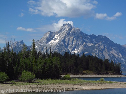 Mt. Moran from the Lakeshore Trail in Grand Teton National Park, Wyoming