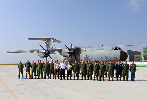 Royal Air Force A400M Atlas aircraft visits Japan