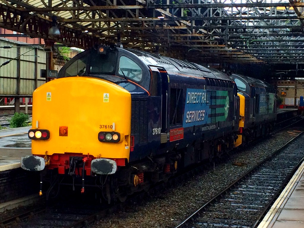 The beast itself 37610 with 37602 a few years back at Crew… | Flickr