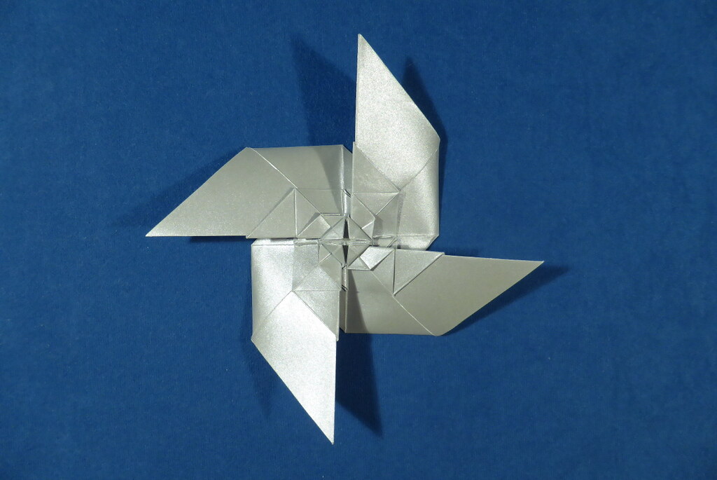 Fractal pinwheel | Designed and folded by Michał Kosmulski. … | Flickr
