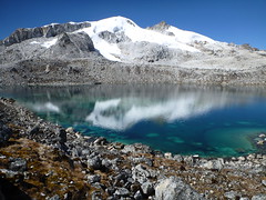 Moraine Lake below Rinchenzoe La