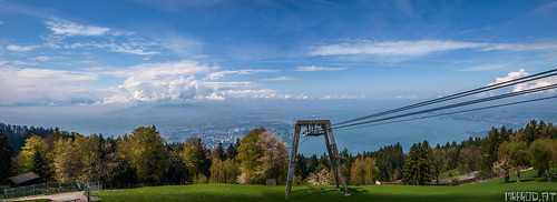 sky panorama mountain lake nature clouds landscape view pano pfänder bodensee pfaender lakeconstance