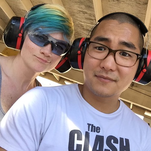 Light 'em up! @lvillainy #shootingrange #guns #saturdaze #california #rifles #targetpractice | by megpjones