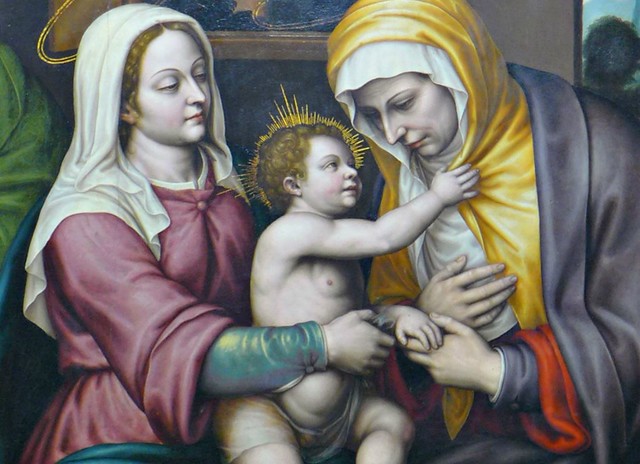 Museu de Belles Arts de València - 048b - Nicolás BORRÁS FALCÓ - 048 - Holy Family with St. Anne