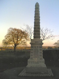 War memorial (Law village, Scotland)