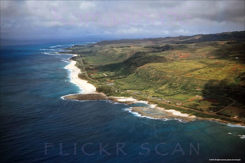 1950s hawaii oahu aerial slide