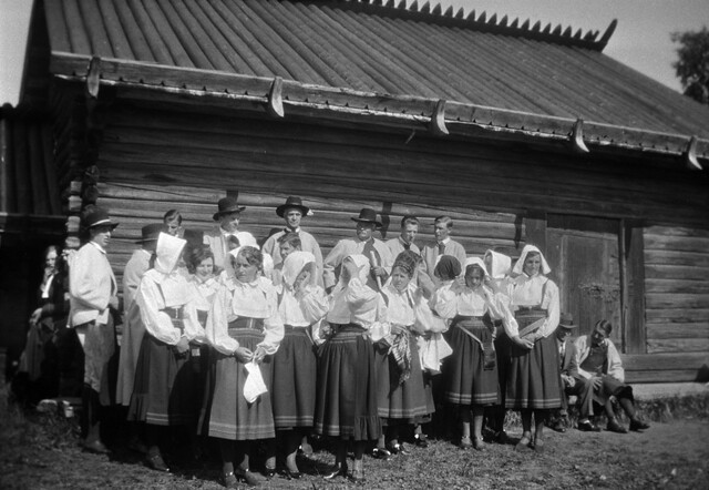 Local choir at Anders Zorn's Gammelgård, Mora, Dalarna, Sweden