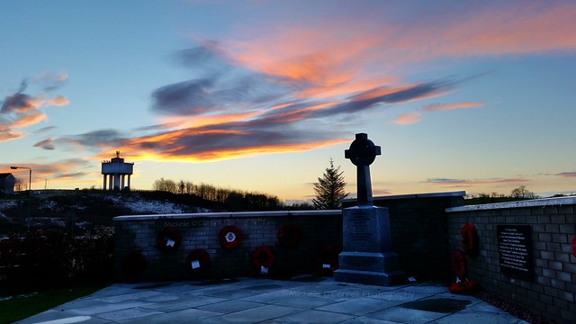 Sunset Over The Somme Memorial