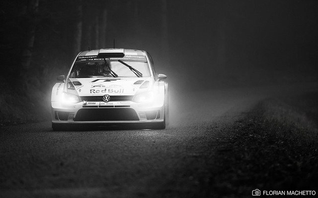 Volkswagen Polo R WRC (Sébastien OGIER / Gilles DE TURCKHEIM) - Tests Rallye Monte-Carlo 2015