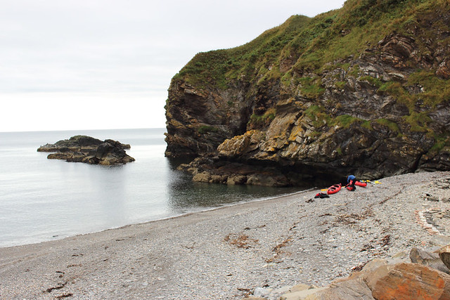 Lybster beach, prior to kayak trip to Forse and back.