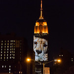 Empire State Building projection