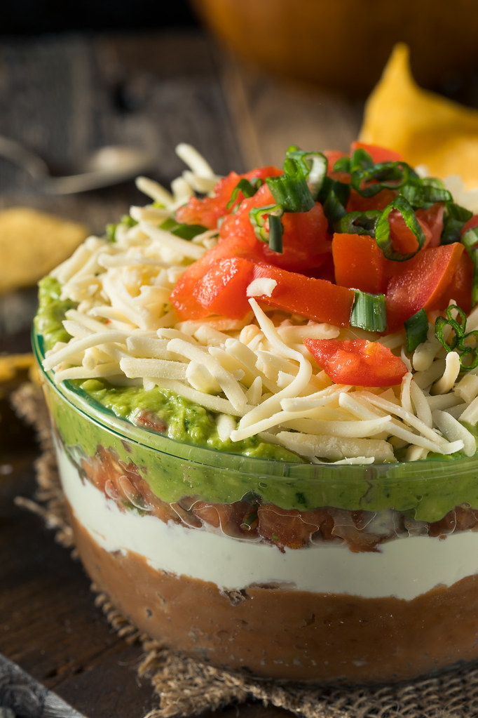 Homemade Mexican 7 Layer Dip