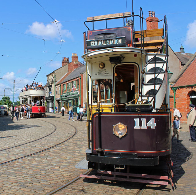 All aboard the Beamish Trams!