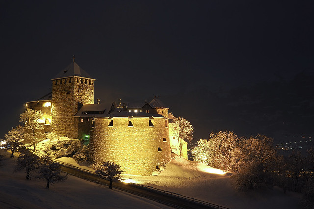 Vaduz Castle by Night