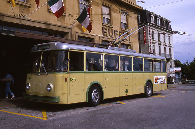 JHM-1985-0570 - Suisse, Neuchâtel, trolleybus