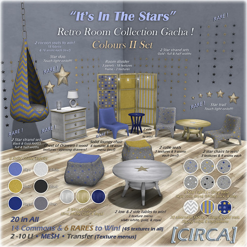 @ OMG! ~ It's In The Stars - Retro Room Gacha - Colours 2 | by Cherelle Capra - [CIRCA] Living