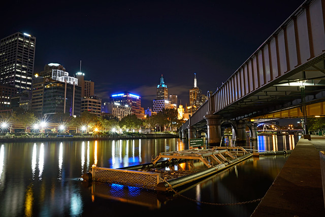 Melbourne Southbank Sandridge Bridge