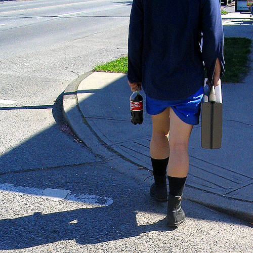 briefcase, coke, shorts wedgie | man-back ala brainware: www… | Flickr