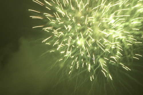 Fireworks in Ome | by petitshoo