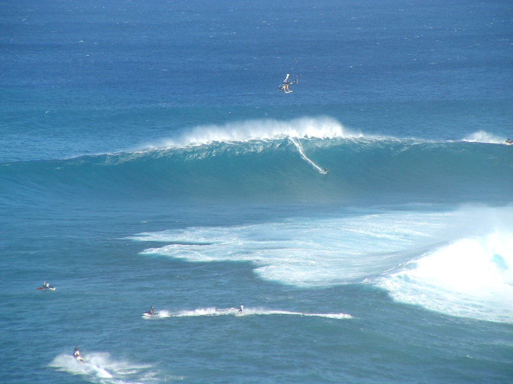 Big Wave Surfing At Jaws (Maui)