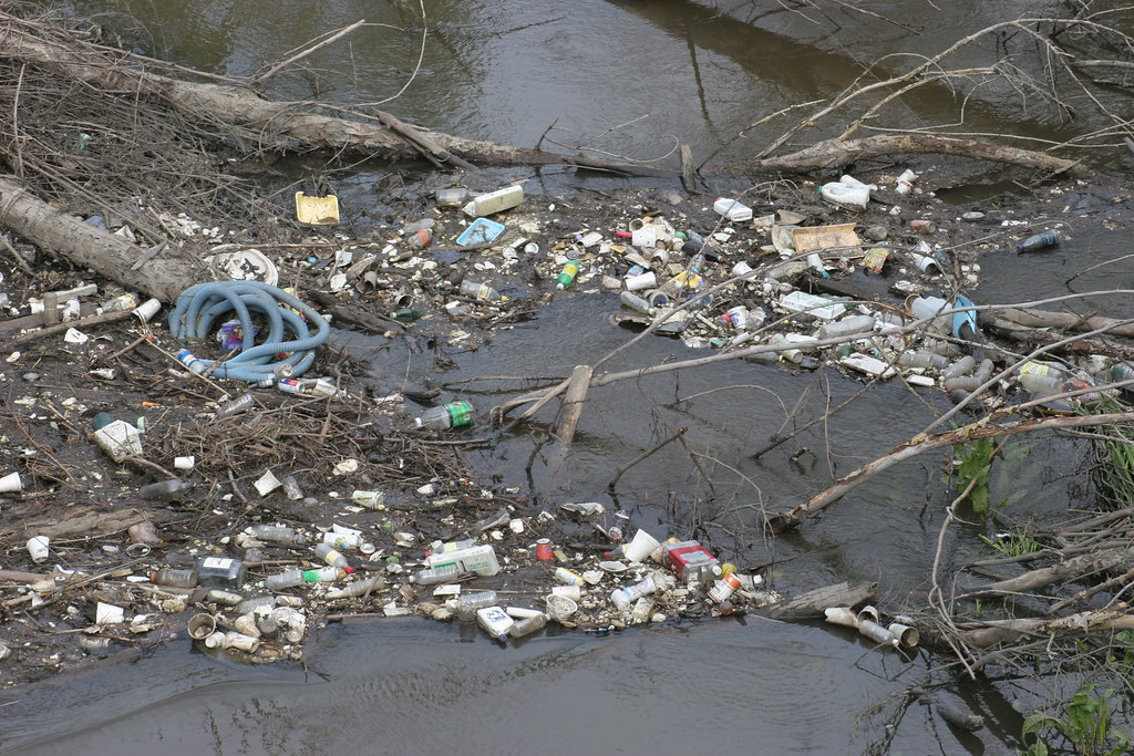 Trash Rafts trash raft close up | An amazing assortment of junk collects… | Flickr