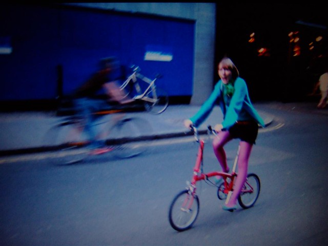 hippy girl (lu) on a bike 2