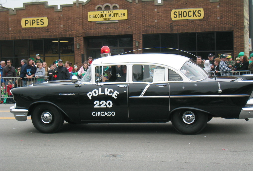 1957 Old Chicago Police Car CHEVROLET