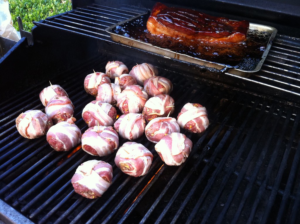 Bacon-Wrapped Meatballs