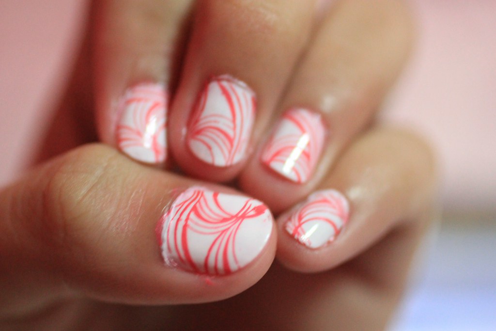Absract Pink Lines Nail Art | Designer Tips by Angela | Flickr
