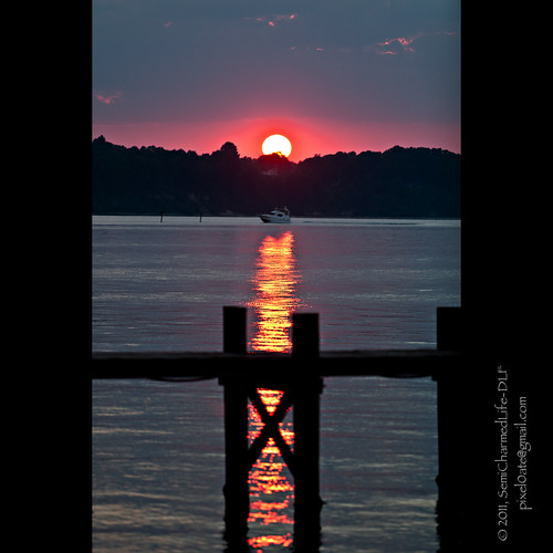 Convergence by SemiCharmedLife (☯), X marks the spot.sunset chesapeakebay xmarksthespot