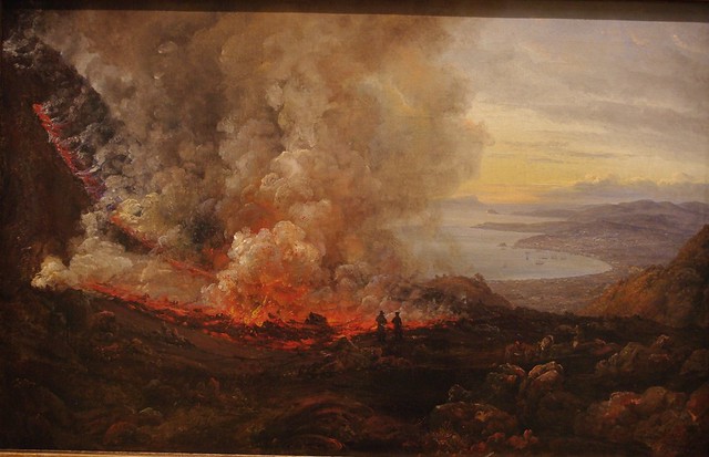 L'éruption du Vésuve, par Johan Christian Dahl (1820)