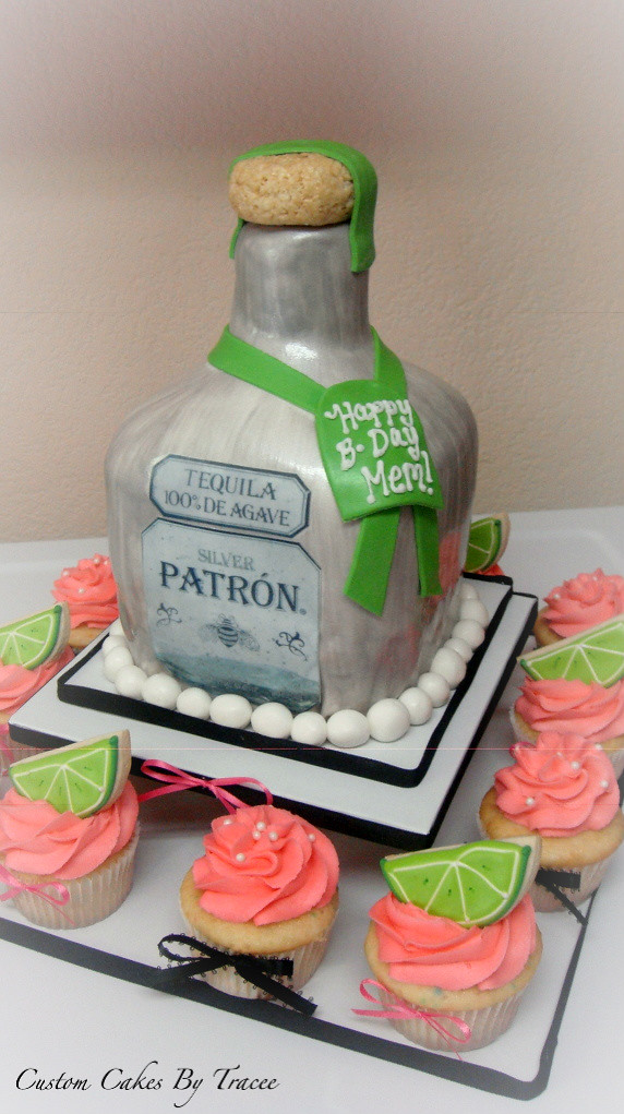 Patron bottle cake and cuppies 2 Here is a patron bottle c… Flickr