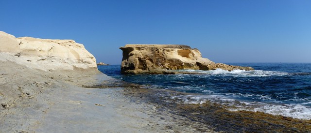 A step in the sea in Gozo