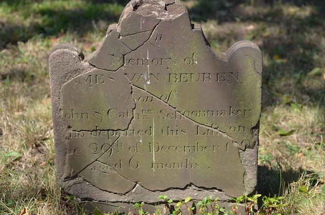 Headstone, James van Beuren, 6 months