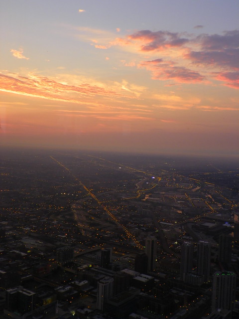 Sunset at Willis Tower, Chicago