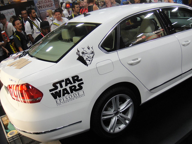 San Diego Comic-Con 2011 - Star Wars Volkswagon Passat art car at the beginning (Lucasfilm booth)