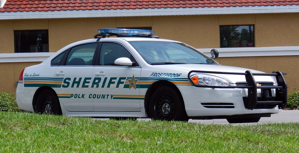 A Frostproof Polk County Sheriff Car.