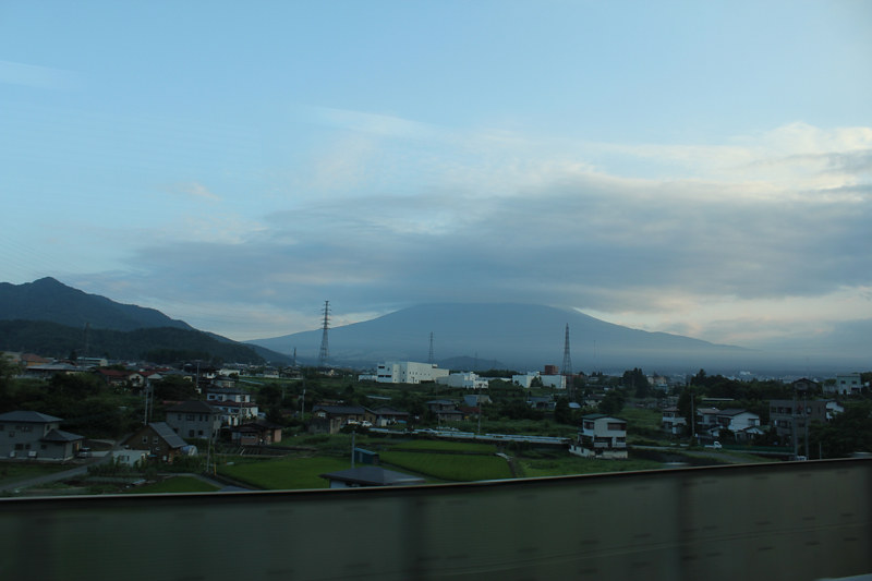富士山が見えてきた