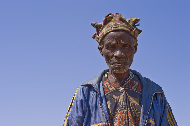 Mucawana elder on the street near Moimba, Angola