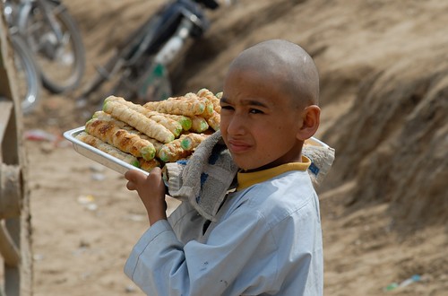 afghanistan cake work children buzkashi