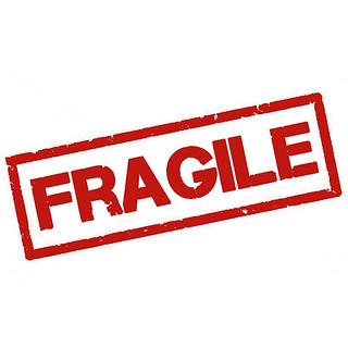 FRAGILE-exhibition logo | by studio.iv