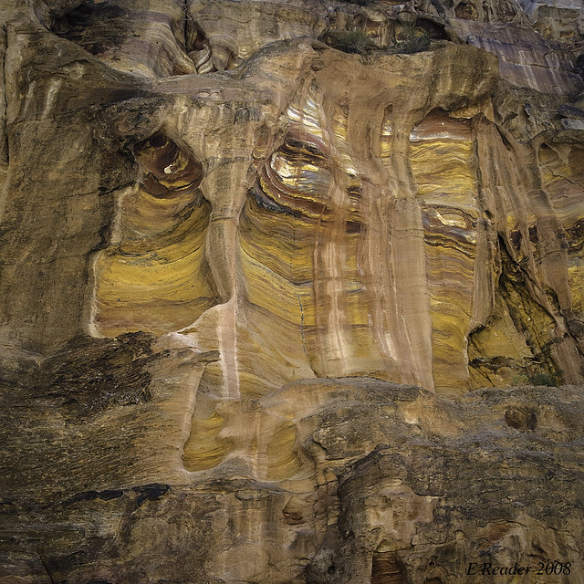 Natural Colors of a Canyon Wall