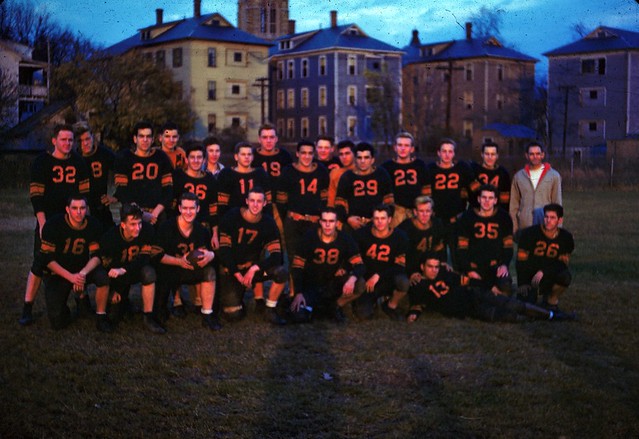 1945 North High School Football Team - Worcester, Massachusetts