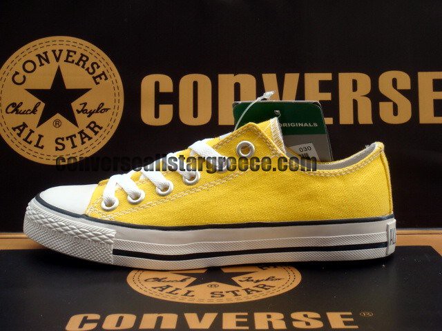 converse all star low yellow