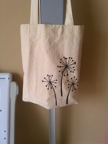 Upcycled bag with heat transfer design | Bag was originally … | Flickr