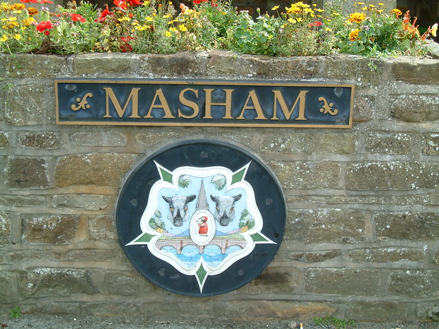 Masham Town Sign