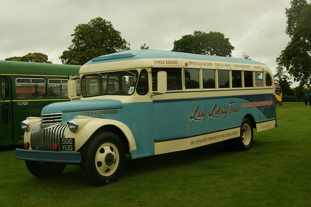 506YUG, 1942 Chevrolet/Gillig Bros, Lady Liberty Tours