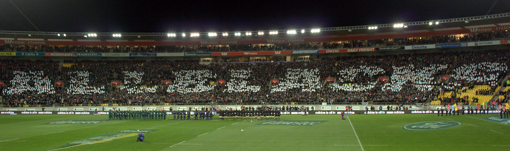 All Blacks v Springboks test, Wellington, July 2011