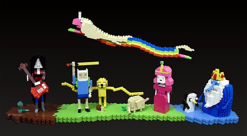 "Adventure Time" diorama for BrickCon 2011